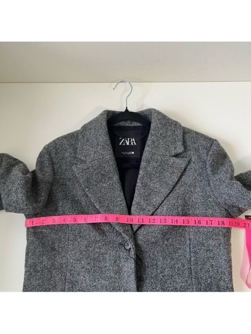 ZARA WOMAN ZW COLLECTION Combined Wool Coat - Picture 11 of 13